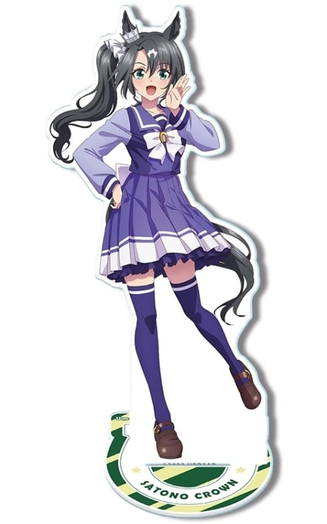 Satono Crown Acrylic Stand - Uniform Ver. (Design 03, Illustrated) - Umamusume Pretty Derby Season 3 - License Agent - Approx. 120×150mm