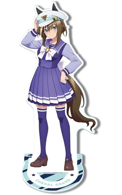 Cheval Grand Acrylic Stand (Design 04 - School Uniform ver.) | Licensed Agent | 120×150×3mm | Umamusume Pretty Derby Season 3 (Used)