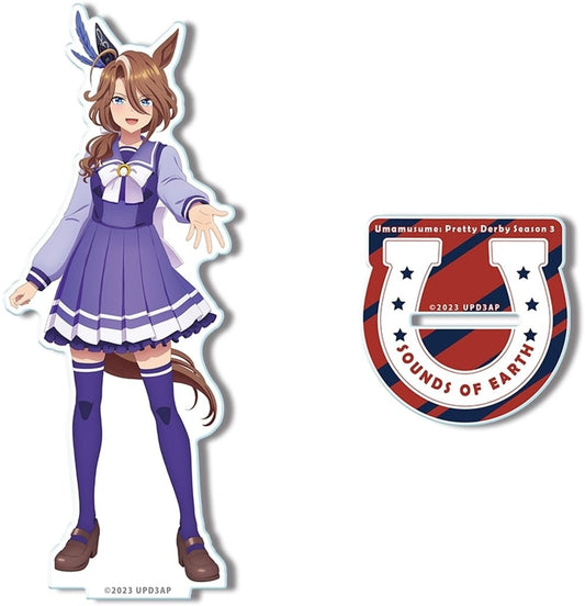 Sounds of Earth Acrylic Stand - Umamusume Pretty Derby Season 3 - Design 05 (School Uniform ver.) Licensed by License Agent - 120×150mm