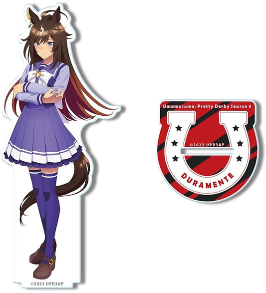 Duramente Acrylic Stand (Uniform ver., Design 06) — Umamusume Pretty Derby Season 3 — License Agent — 120×150×3mm