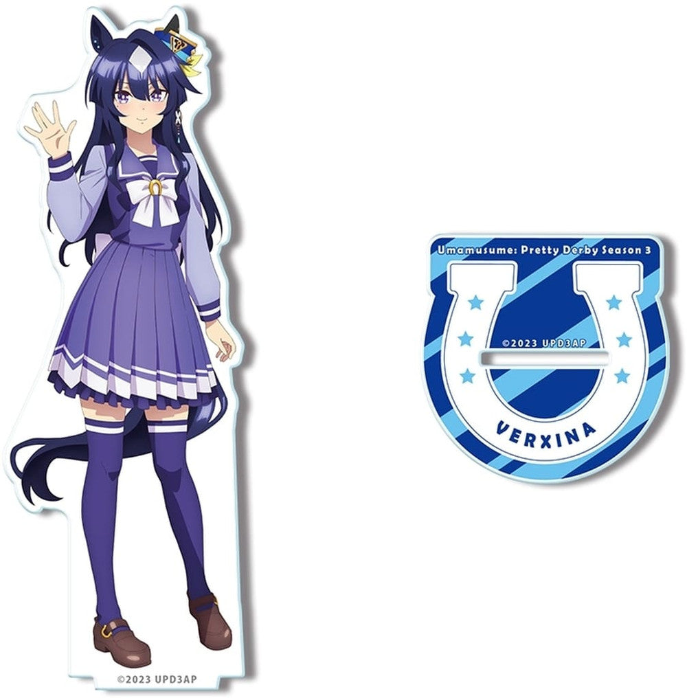 Verxina Acrylic Stand (Design 07 - School Uniform, Illustrated) — Umamusume Pretty Derby Season 3 Licensed Acrylic Stand (Pre-owned)
