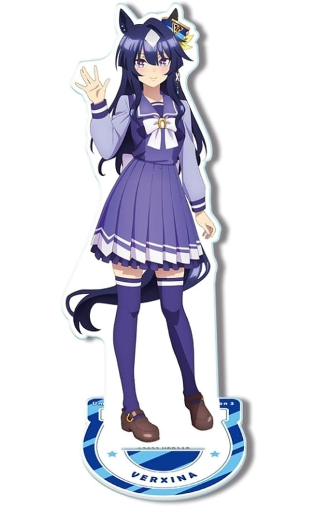 Verxina Acrylic Stand (Design 07 - School Uniform, Illustrated) — Umamusume Pretty Derby Season 3 Licensed Acrylic Stand (Pre-owned)