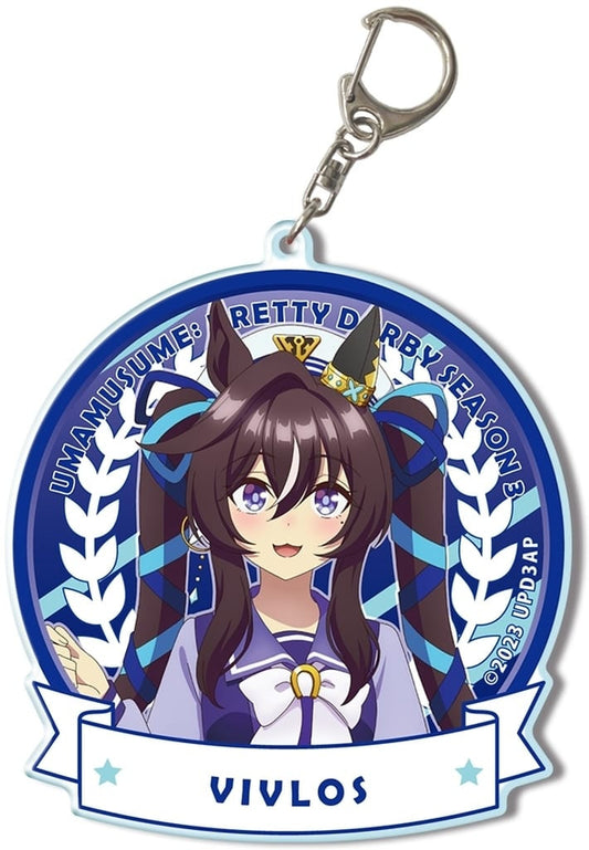 Vivlos Big Acrylic Keychain (Uniform ver., Design 08) - Licensed Agent - Umamusume: Pretty Derby Season 3 - Approx. 75–83mm