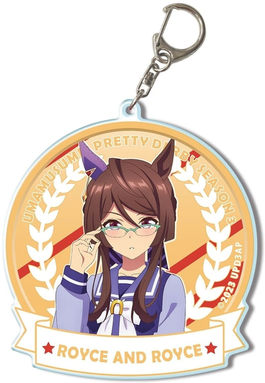 Royce and Royce Big Acrylic Keychain (Uniform ver., Illustrated) - Umamusume: Pretty Derby Season 3 - License Agent