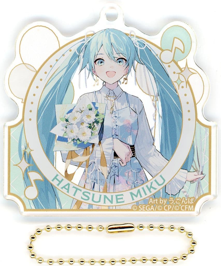 Hatsune Miku Acrylic Keychain Collection C - Project SEKAI COLORFUL STAGE! 4th Anniversary Gratitude Festival (Approx. 65 mm) Sega - Pre-owned