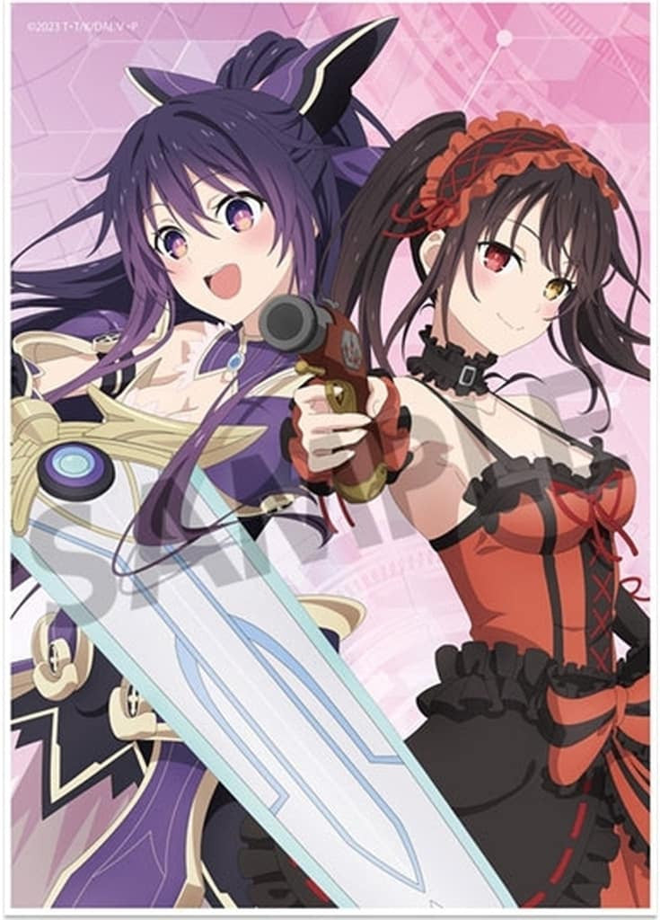 Yatogami Tohka & Kurumi Tokisaki A6 Visual Acrylic Plate - Date A Live V (A6, Ho