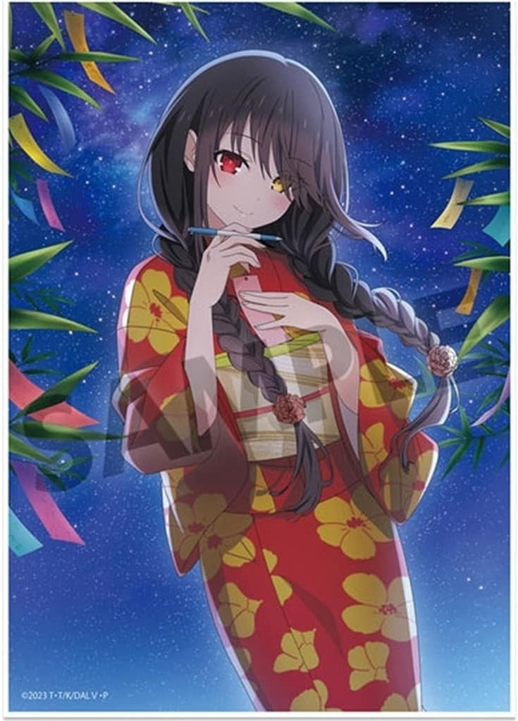 Kurumi Tokisaki A6 Acrylic Visual Plate - Date A Live V (Yukata ver., Used)