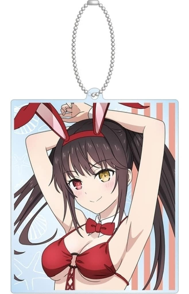 Kurumi Tokisaki Swimsuit Bunny BIG Acrylic Keychain - Date A Live IV (98x80mm)