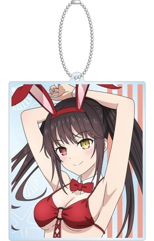 Kurumi Tokisaki Swimsuit Bunny BIG Acrylic Keychain - Date A Live IV (98x80mm)