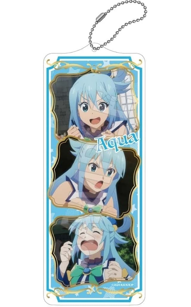 Aqua Acrylic Keychain BIG - KonoSuba 3