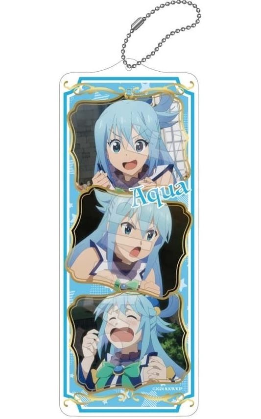 Aqua Acrylic Keychain BIG - KonoSuba 3