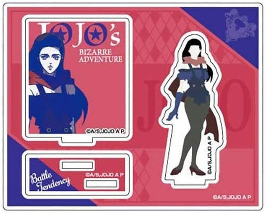 Lisa Lisa Acrylic Stand - JoJo's Bizarre Adventure Phantom Blood / Battle Tendency Colored Silhouette Acrylic Stand Collection (Approx. 100 x 125 x 3 mm) - Hase-Pro / Bandai - Pre-owned