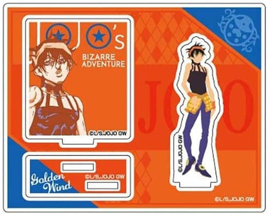 Narancia Ghirga Acrylic Stand - JoJo's Bizarre Adventure: Golden Wind Colored Silhouette Collection - Hase-Pro / Bandai - Approx. 100 x 125 x 3 mm