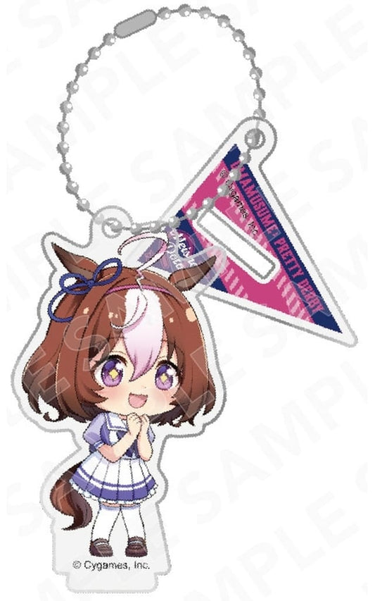 Meisho Doto Acrylic Stand - Umamusume Pretty Derby Nitten-go Acrylic Stand Collection (KADOKAWA) Pre-owned, ~65mm