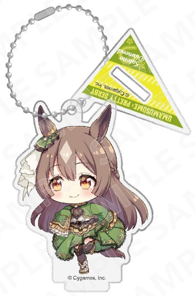 Satono Diamond Acrylic Stand - Niitengo Style Acrylic Stand Collection - Umamusume Pretty Derby - KADOKAWA - Ball Chain, ~65×45mm (Used)