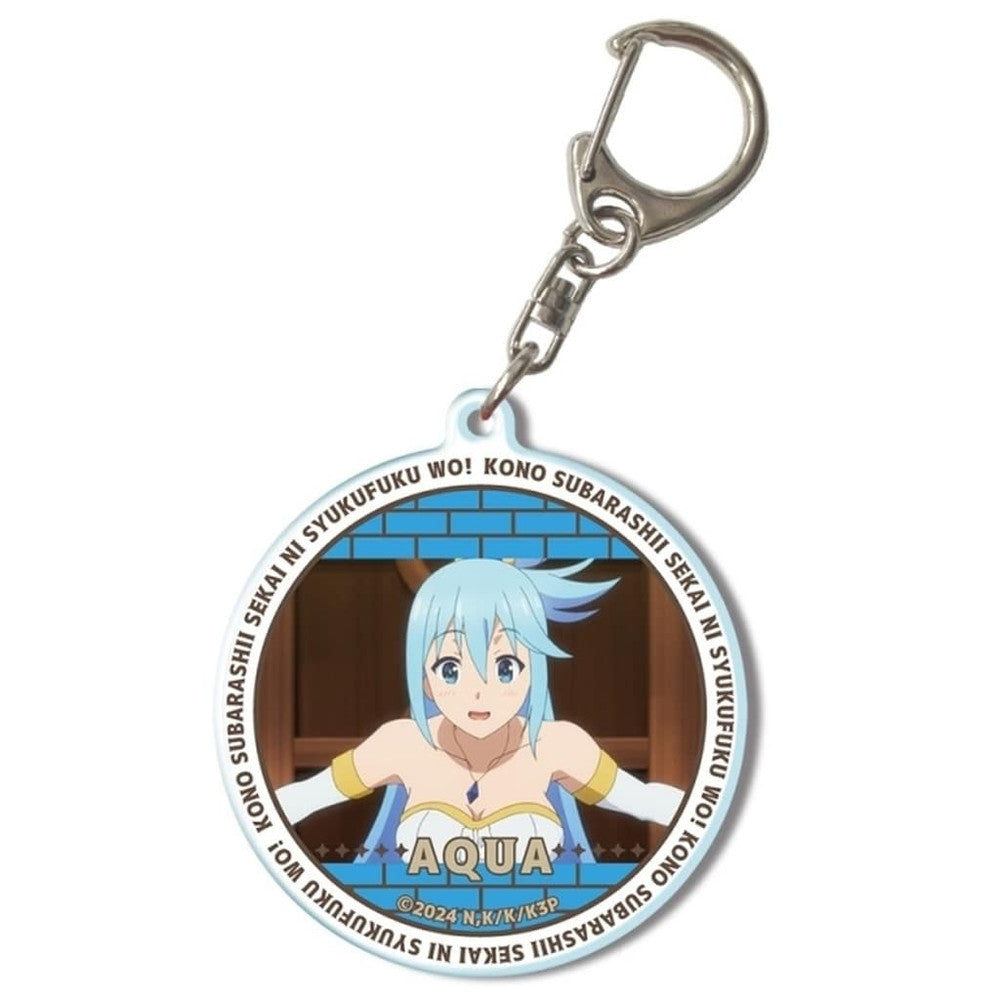 Design 03 Aqua/B Acrylic Keychain KonoSuba 3
