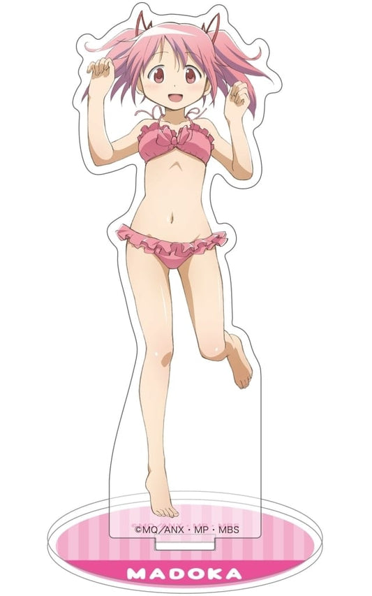 Madoka Kaname Swimsuit Acrylic Stand - Puella Magi Madoka Magica - Movic - Height Approx. 19 cm (Pre-owned)