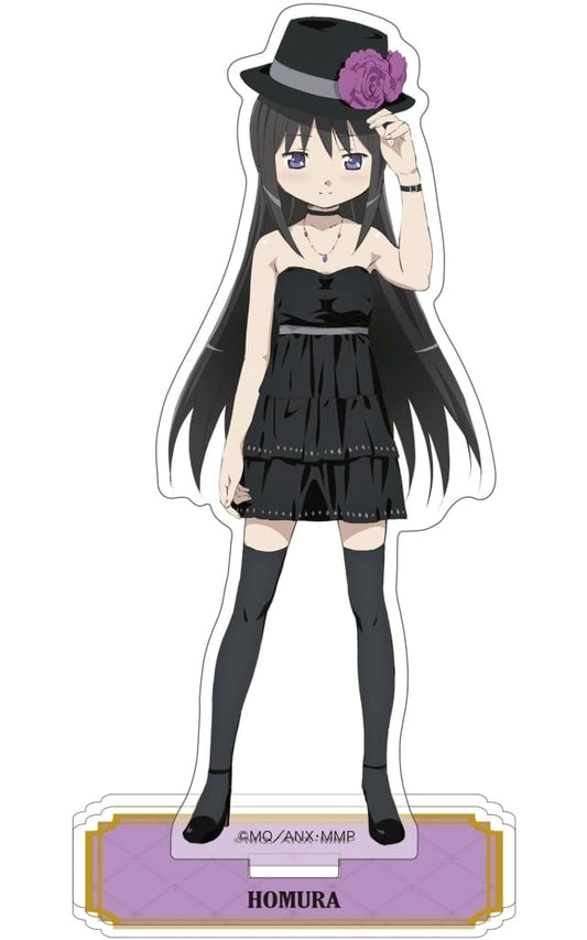 Homura Akemi Acrylic Stand (Dress) - Puella Magi Madoka Magica - Movic - Height Approx. 19 cm - Pre-owned