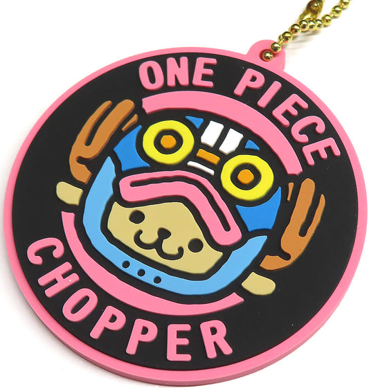 Tony Tony Chopper One Piece Rubber Ball Chain Keychain by K Company, Used, 64 mm