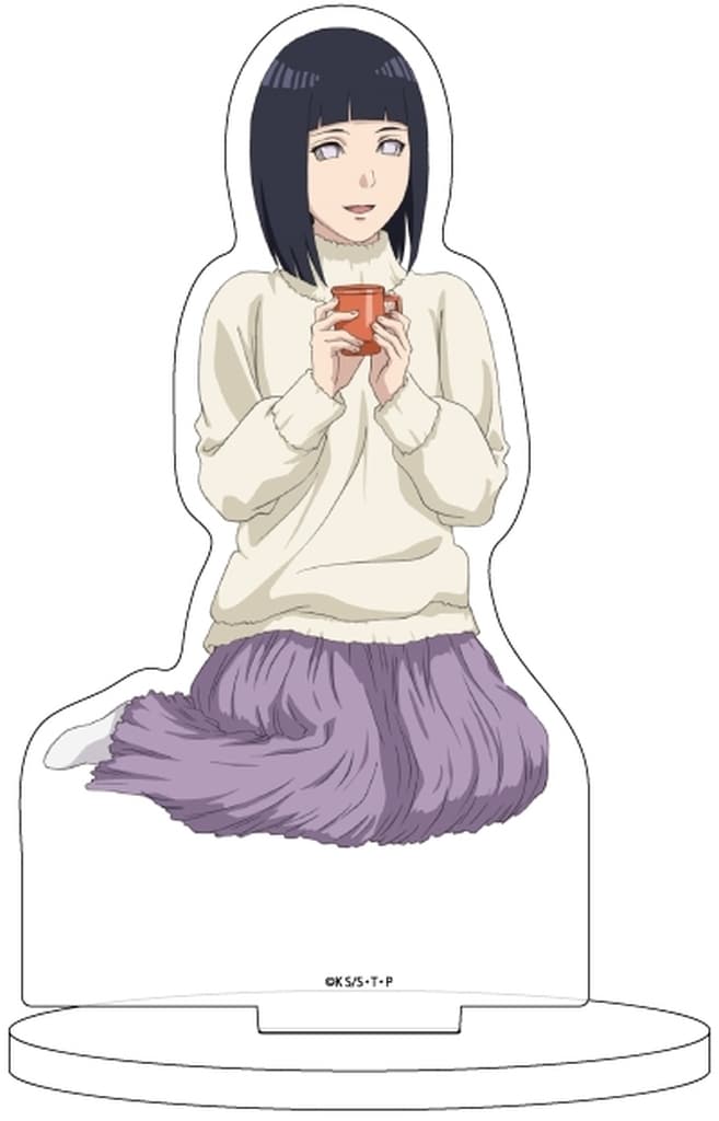 Hinata Uzumaki Picnic Ver. Acrylic Stand - Boruto: Naruto Next Generations (A3, Height Approx. 150 mm) - Pre-owned, No. 12