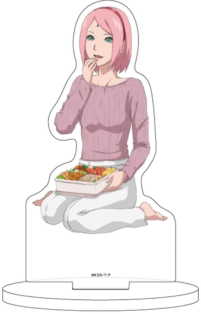 Sakura Uchiha Picnic ver. Acrylic Stand - Boruto: Naruto Next Generations (A3, Height Approx. 150 mm) Pre-owned, No. 17