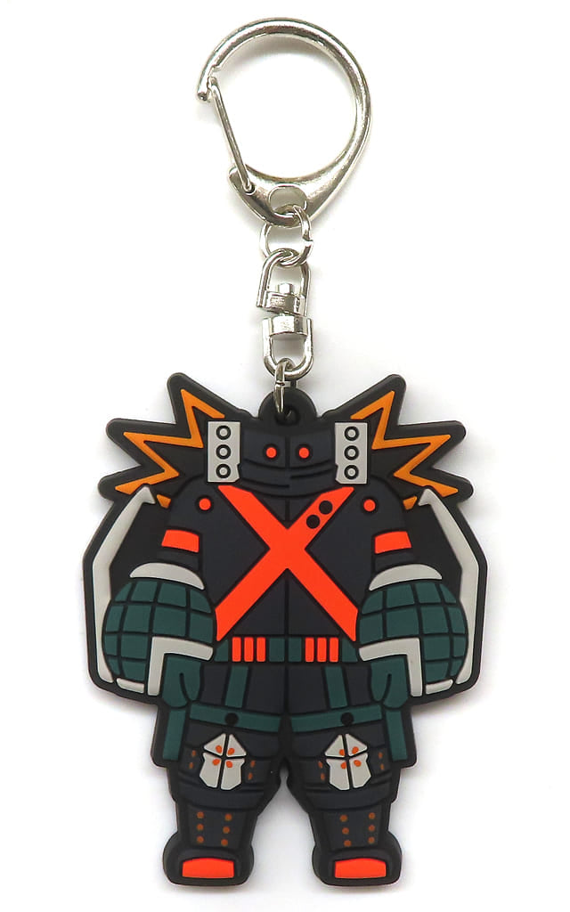 Katsuki Bakugo Rubber Keychain from My Hero Academia: You're Next Movie Theater Goods by Toho, Approx. 4.3 x 11 cm