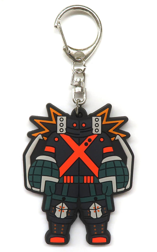 Katsuki Bakugo Rubber Keychain from My Hero Academia: You're Next Movie Theater Goods by Toho, Approx. 4.3 x 11 cm