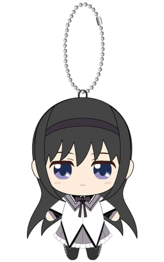 Homura Akemi Chibi Plush Mascot - Puella Magi Madoka Magica - Bandai Namco Nui - Approx. 120 mm (Pre-owned)