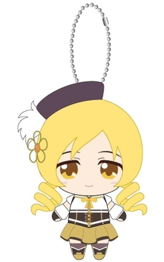 Mami Tomoe Chibi Plush Mascot - Puella Magi Madoka Magica Movie Rebellion - Approx. 120 mm - Bandai Namco Nui - Pre-owned