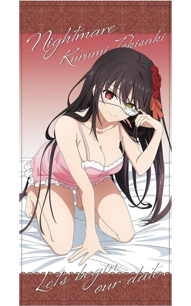 Kurumi Tokisaki Lingerie Big Towel - Date A Live V (120cm, Pre-owned)