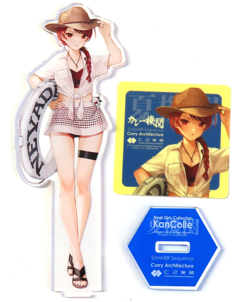 Nevada Swimsuit Mode Acrylic Stand Set - KanColle 35th Sequence