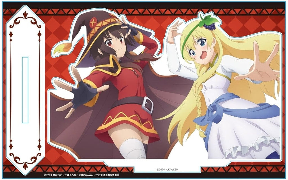 Megumin & Iris Acrylic Character Stand - KonoSuba 3