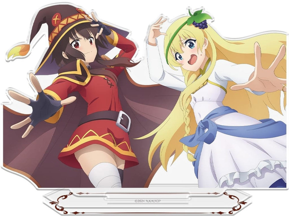 Megumin & Iris Acrylic Character Stand - KonoSuba 3