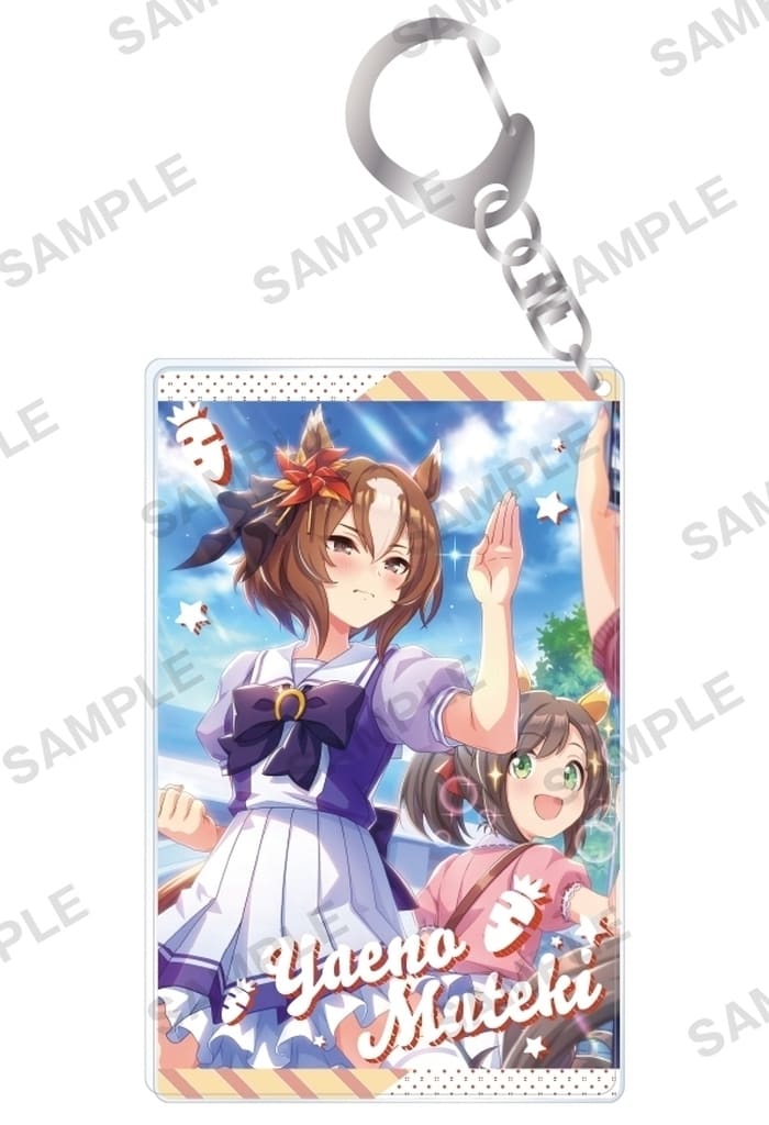 Yaeno Muteki Acrylic Chararium Keychain Vol.4 - Umamusume Pretty Derby (Bushiroad Creative, 55×86mm)