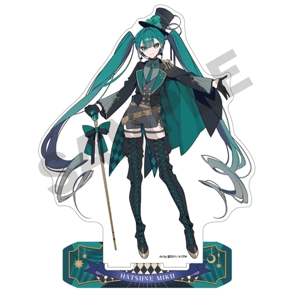 Hatsune Miku Acrylic Stand Black Circus POP UP SHOP Enjoy Osaka 2024 Crux Figure