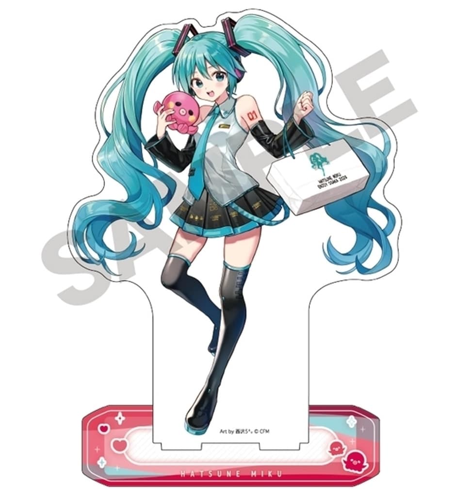 Hatsune Miku Acrylic Stand - POP UP SHOP Enjoy! Osaka 2024 (Crux) - Approx 179×141mm - Pre-owned