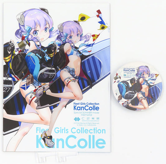 Langley Swimsuit Mode Acrylic Board & Badge Set - Kantai Collection