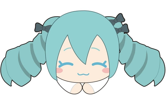 Hatsune Miku (Osumashi) Hug-Chara Collection 2 Plush Keychain - Sanrio Cinnamoroll Collaboration - Length Approx. 90 mm - Max Limited (Pre-owned)