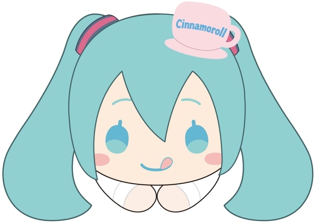 Hatsune Miku (Cooking) Cinnamoroll Hug-Charactor Collection 2 Keychain Plush - Max Limited - Length Approx. 90 mm (Pre-owned)