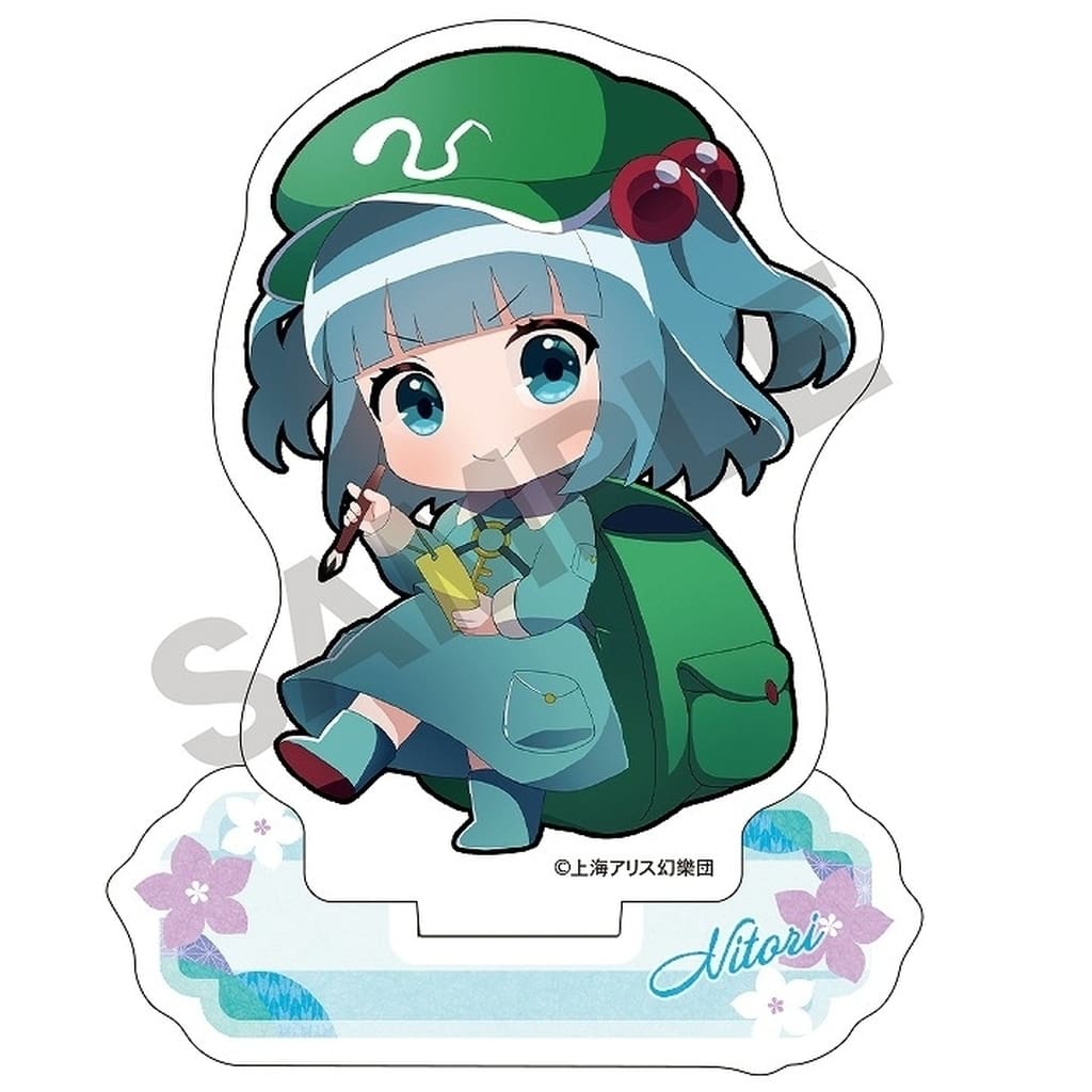 Nitori Kawashiro Mini Acrylic Stand (Nagoshi no Harae) - Touhou Project - Crux - Approx 6.8 cm (Pre-owned)
