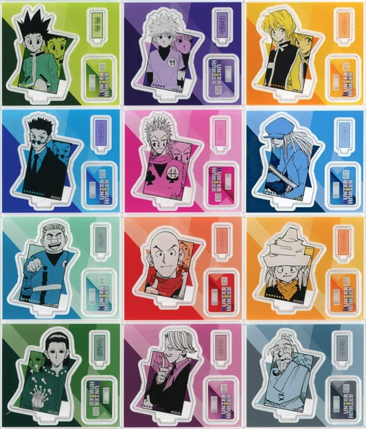 HUNTER×HUNTER Acrylic Figure Collection Vol.1 - Full 12-Piece Set (Shueisha) — Height Approx. 45 mm Each