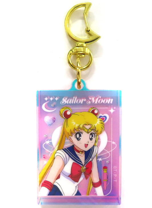 Sailor Moon Sailor Five Warriors Aurora Acrylic Keychain (Approx. 60 x 40 mm) - Toei Animation, Pre-owned