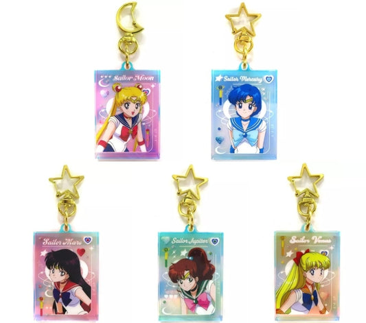 Sailor Moon Aurora Acrylic Keychain Full 5-Piece Set - Toei Animation - Approx. 60 x 40 mm (Pre-owned)