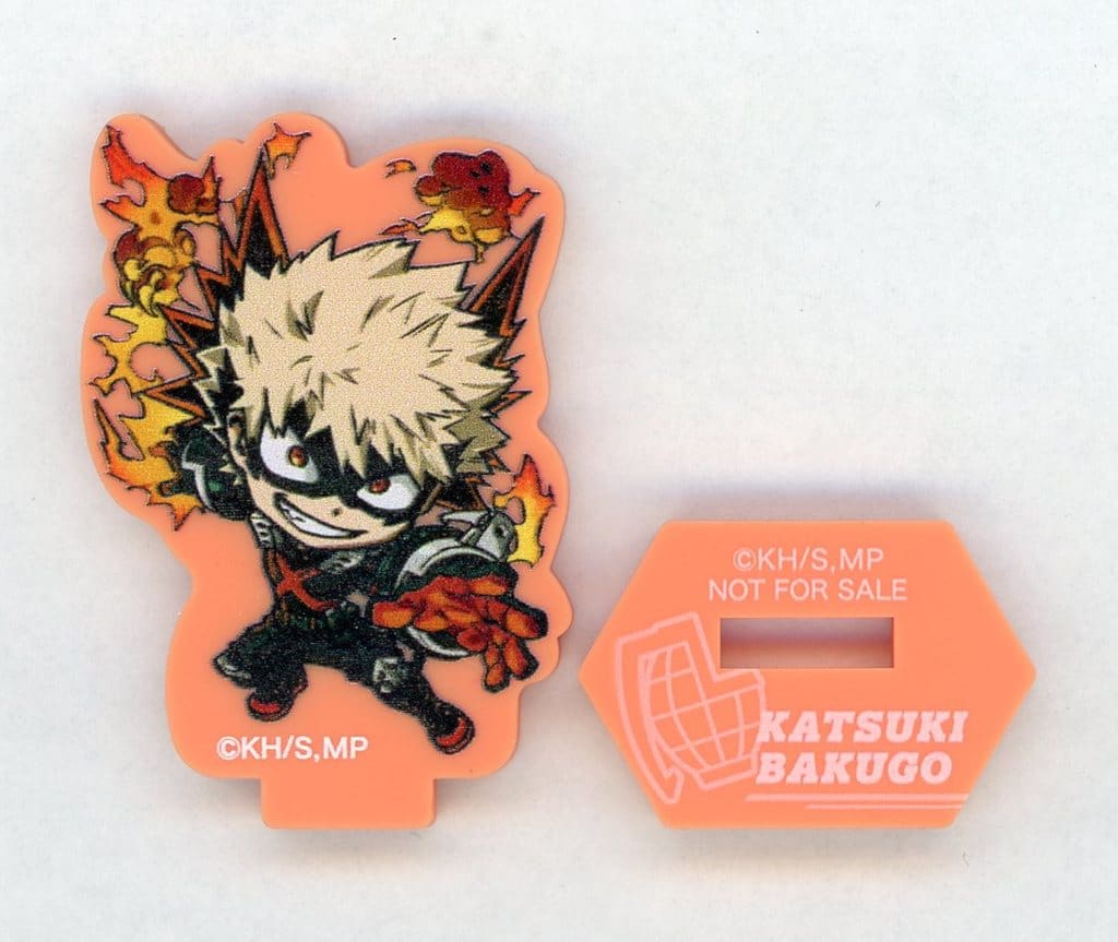 Katsuki Bakugo Rubber Stand from My Hero Academia: You're Next, Kura Sushi Collaboration, Approx. 4 cm