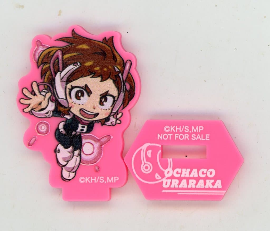 Ochaco Uraraka Rubber Stand from My Hero Academia: You're Next x Kura Sushi Collaboration, Approx. 4 cm