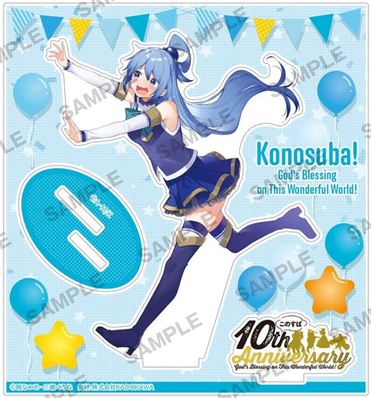 KonoSuba Aqua 10th Anniversary Final Fair Acrylic Stand