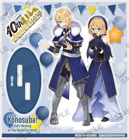 KonoSuba Claire & Rain 10th Anniversary Acrylic Stand