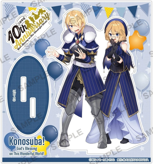 KonoSuba Claire & Rain 10th Anniversary Acrylic Stand