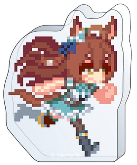 Mejiro Bright Acrylic Mini Figure - Umamusume Pretty Derby "Nekketsu Hachamecha Daikanshasai! Vol.1" Korotto Acrylic Collection (Movic, approx 650mm)