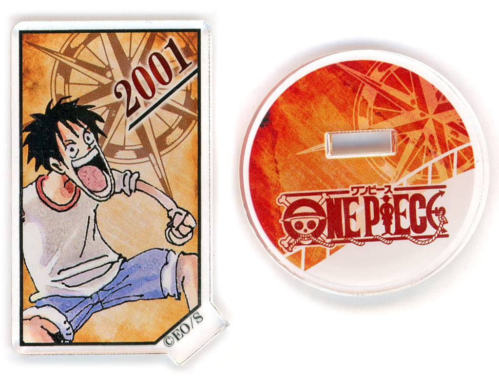 Monkey D. Luffy Acrylic Character Collection “LUFFY” Vol.2 Acrylic Stand - One Piece - Shueisha - Height Approx. 54 mm - Pre-owned